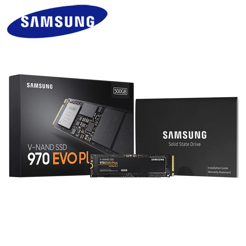 Внутренний твердотельный накопитель M2 SSD Samsung 970 EVO Plus 250G NVMe M.2 2280 500 Гб ТБ TLC PCIe 3 0x4 1