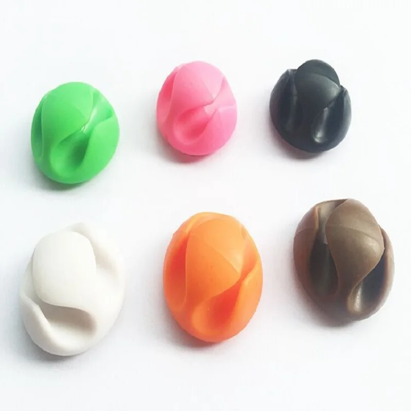 Устройство для намотки кабеля телефона с круглым зажимом Зажим Катушки защита