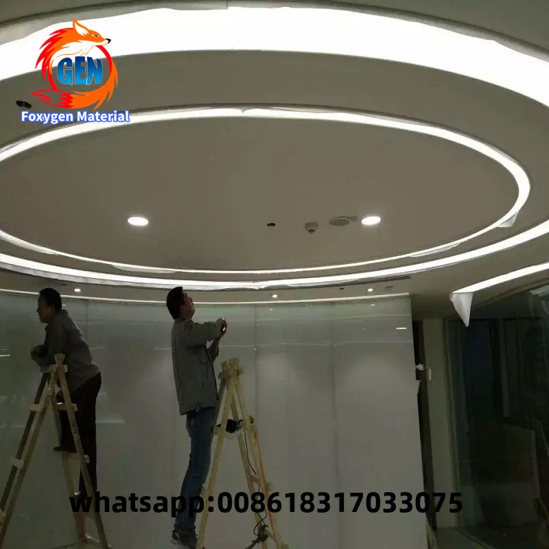 

Uv Print Film New Pop Design Stretch Ceiling Decoration Material