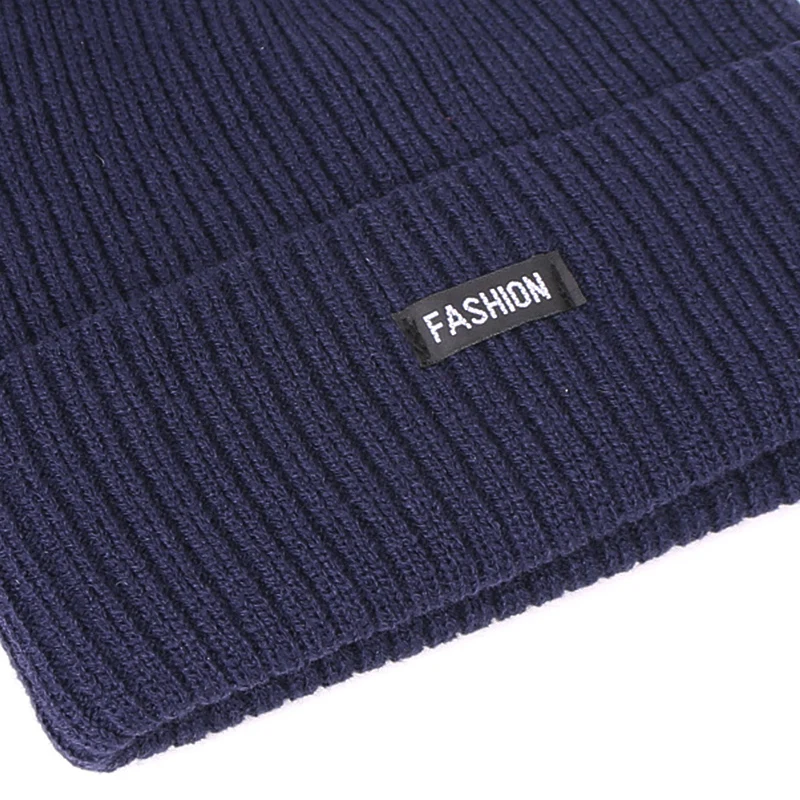 Winter Beanie Hat Scarf Gloves Three-piece Set Women Men Touch Screen Outdoor Warm Velvet Knitted Unisex Hats Sets | Аксессуары для