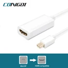 Кабель Mini Displayport-HDMI совместимый с 1080P HD ТВ проектор конвертер штекер-гнездо DP адаптер для Apple Macbook Air Pro