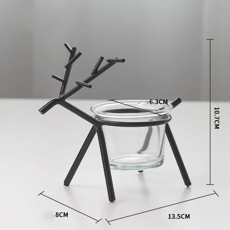 2 шт./лот металлический подсвечник украшение для дома геометрический фонарь