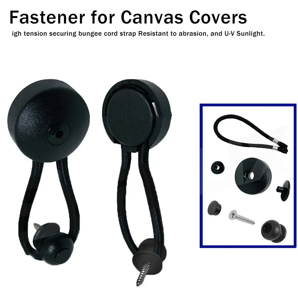 

Shock Cord & Fastener For Canvas Multifunctional Shock Cord & Fastener For Boat Extreme Heavy Duty Gazebo Tarp Tie Down Cord