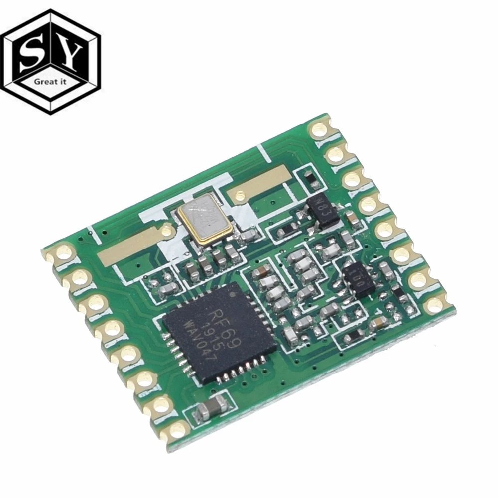 Беспроводной приемопередатчик Great IT RFM69HW модуль 868 МГц/433 МГц/915 МГц + 20dBm HopeRF 868S2 для