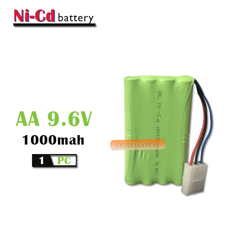 9 6 в 1000 мАч Ni CD перезаряжаемая батарея для 2050 2054 2060 2053 2020 RC car truck boat tank|rechargeable