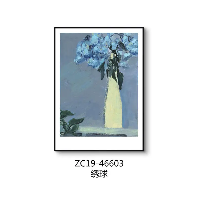 

Nordic Living Room Bedroom Decoration Painting Simple Background Painting Restaurant Decoration Wall Painting Mural Room Decor