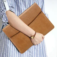 Laptop Sleeve Case For Macbook Air 11 12 13 14 15 15.6 Inch PU Leather Laptop Bag For Xiaomi HP Dell Huawei Lenovo Notebook