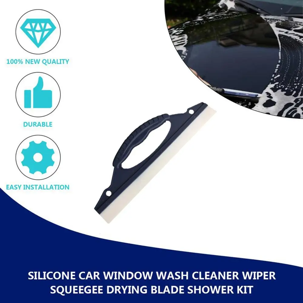 Новинка мягкий силиконовый скребок для мытья окон автомобиля набор ухода за