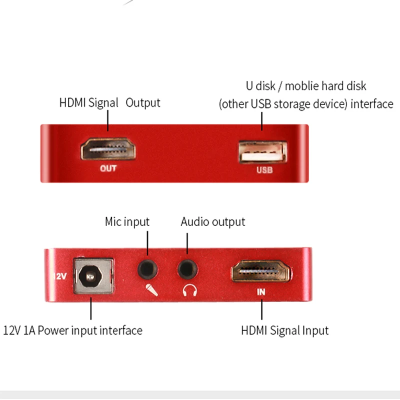 Видеозаписывающее Устройство Mirabox FHD с HDMI на USB одно касание HD запись HDCP 1 3 1080P 30 Гц