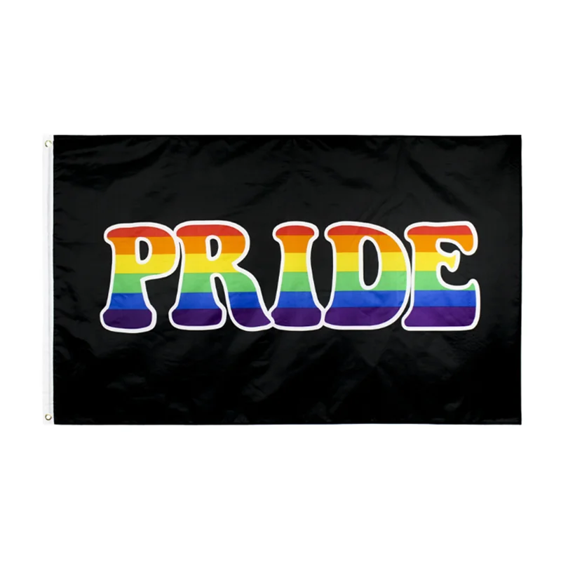 

LGBT Rainbow Gay Pride Custom Flag 3x5ft Flying Banner 100D Polyester Advertising Sports Decoration Car Grommets i1