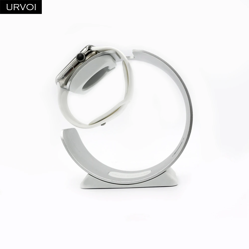 Держатель URVOI для Apple Watch series 5 4 3 2 1 простая круглая подставка iWatch держатель из