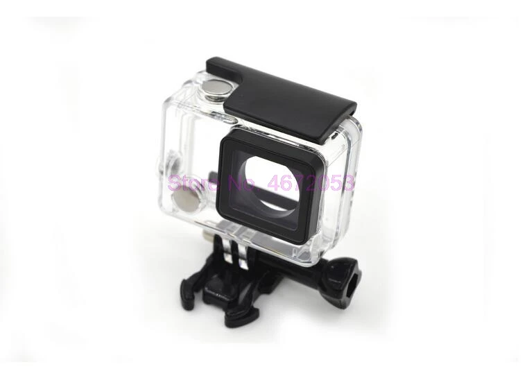 100 шт./лот Go Pro аксессуары водонепроницаемый чехол для Gopro Hero 3 + / 4 защитный