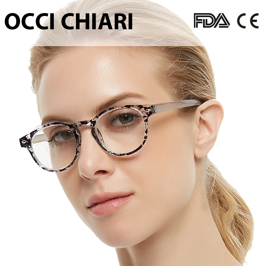 OCCI CHIAR, круглые очки для чтения, 1,25, Анти-усталость, дальнозоркость, очки, оправа для женщин+ 1,75+ 2,25+ 2,5+ 2,75+ 3+ 3,5
