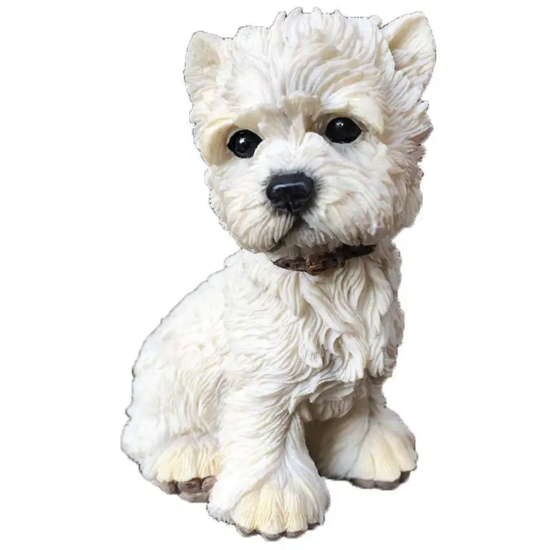 

Handmade West highland Car Decoration Car Ornaments Interior Dashboard Decoration car accessories Birthday Gift Home Kid toy