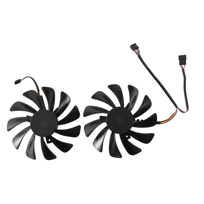 

2Pcs/Set 95mm Gpu Cooler Fan for XFX RX 590 Fatboy,RX 580 GTS Graphics Card