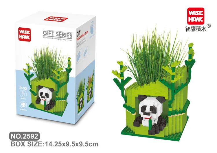 

wisehawk New Styles cat Blocks Small Particles Mini Building block bricks Assembled animal Educational Toys