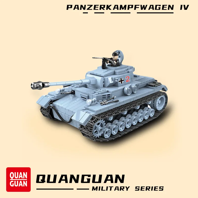 Германия IV танк кирпич строительные блоки модель WW2 Panzer армия мировая война 2