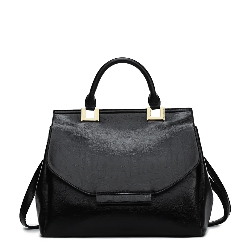

100% Genuine Leather Handbags 2021 New Fashion Ladies One Shoulder Portable Messenger Large Capacity Bag Luxury Brand Handbags