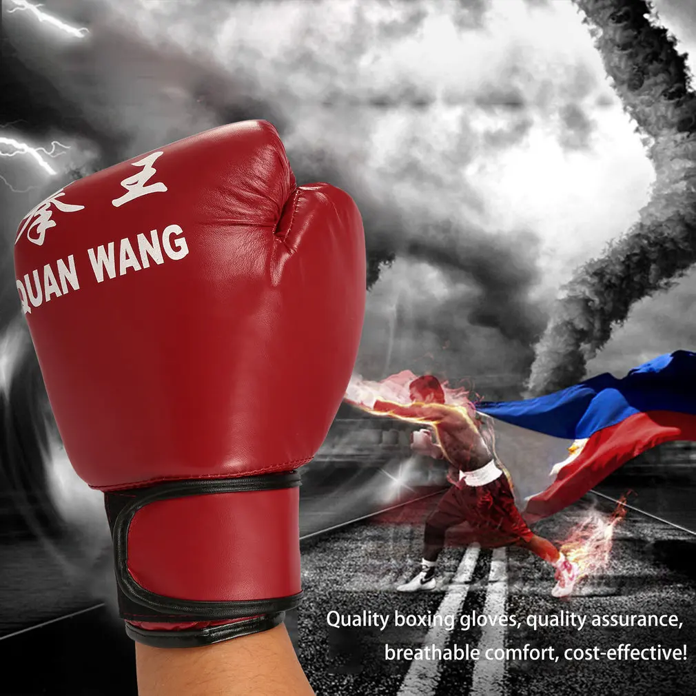 Красные и черные боксерские перчатки для взрослых профессиональные с вкладышем