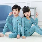 2 шт., Детские пижамные комплекты с длинным рукавом и футболкой