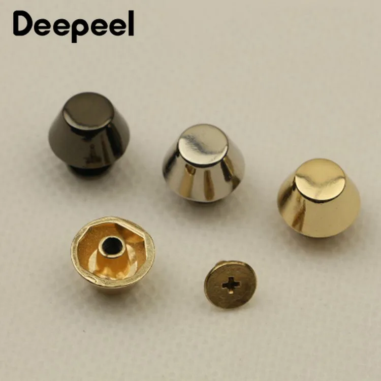 

Deepeel 10/20pcs 13mm 15mm Rivet Screw Bags Hardware Decorative Studs Button Nail Rivet Metal Buckles DIY Leather Craft
