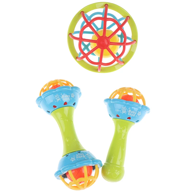 Пищевой пластик детские погремушки Игрушка прорезыватель погремушка ручной