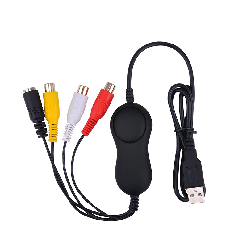 

Portable Easy to Cap USB2.0 Audio Video Capture Card Adapter VHS To DVD Video Capture Converter For Win7/8/For XP/For Vista
