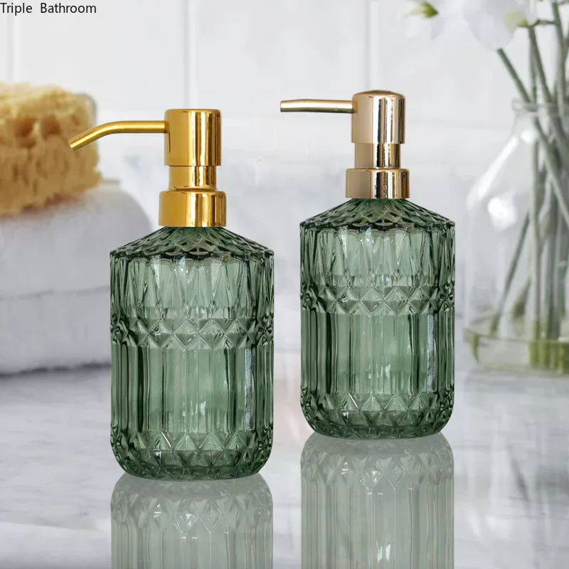 1 шт. Творческий узор шампунь в стеклянной бутылке для жидкого мыла браслет