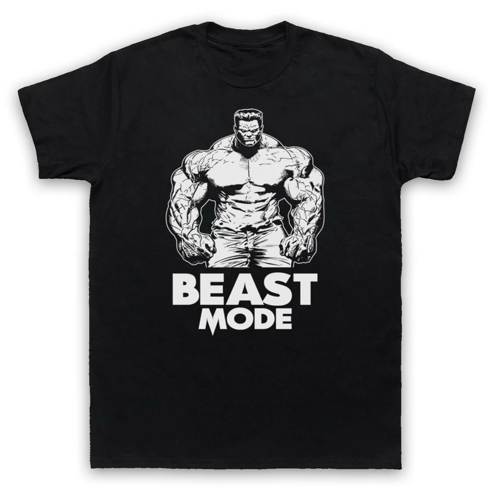 Beast Mode Бодибилдинг слоган тренажерный зал тренировки мышцы Мужская женская