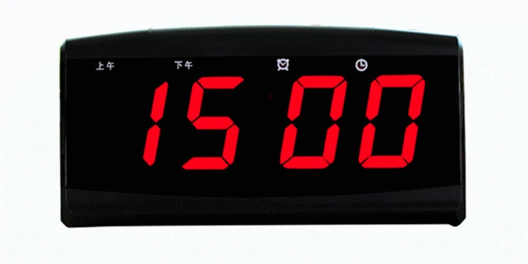 Creative Fashion Electronic Alarm Clock Living Room Radio Controlled Lighted Digital Led Wecker Analog Decoration OO50AC | Дом и сад