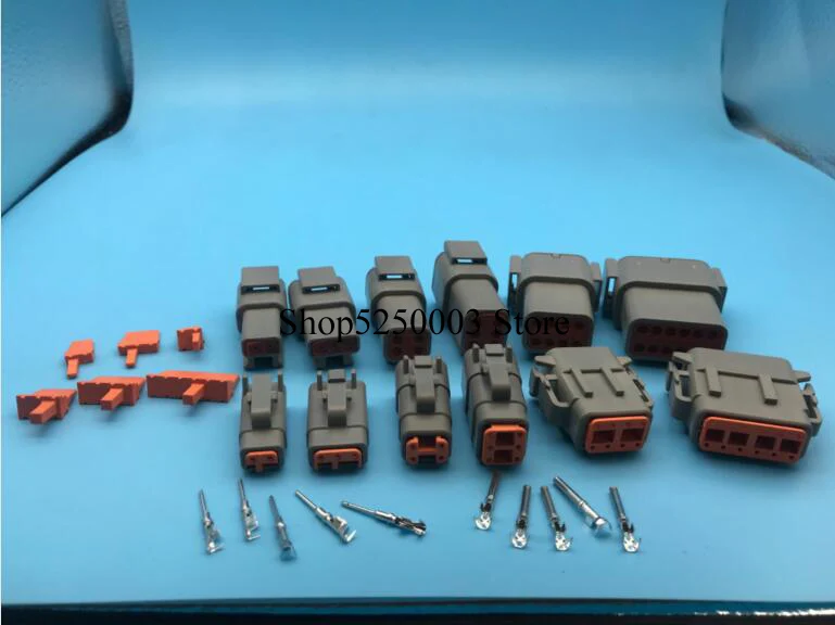 Deutsch DTM 2-12P DTM06-2/3/4/6/8/12S DTM04-2P 3P 4P 6P 8P 12P 20-24AWG Водонепроницаемый разъем с контактами