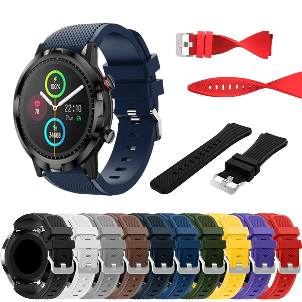 

22mm Silicone Wrist Strap For Haylou RT LS05S Sport Bracelet For Haylou RS3 LS04 Smartwatch Bands Waterproof Accessories New