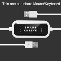 usb 2 0 smart km link pc to pc keyboard mouse share sync data link connection cable two 2 computers file transfer communication
