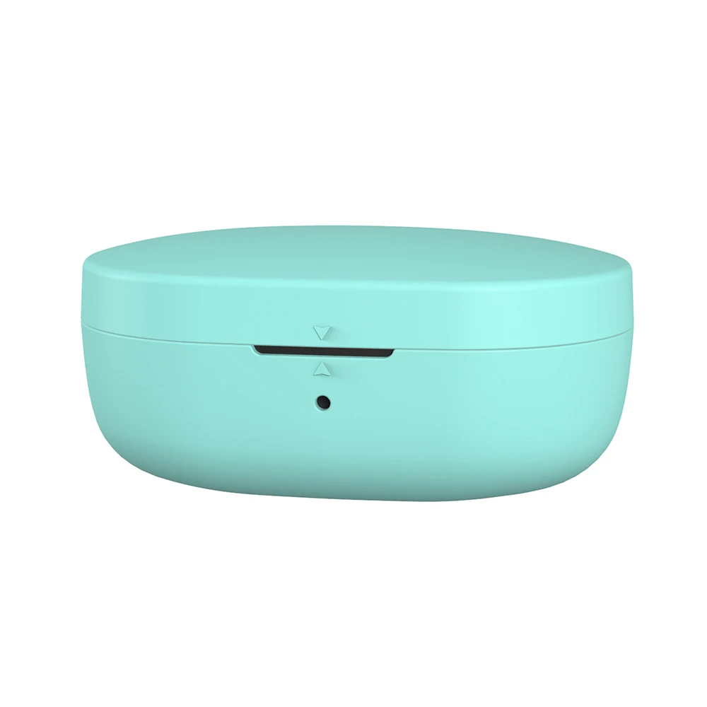 cyan-blue Противоударный гибкий силиконовый чехол, полный защитный чехол для Xiaomi Redmi Airdots TWS Bluetooth Наушники Аксессуары - Цвет: cyan-blue