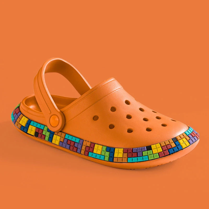 Шлепанцы Mo Dou для родителей и детей Мягкие Водонепроницаемые тапочки из ЭВА пляжа