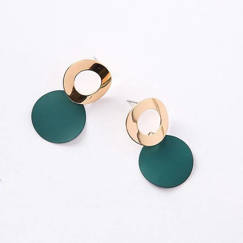 

Statement Round Dangle Earrings Geometric for Women Elegant Fashion Jewelry 2020 Dangle Earring Statement Earrings