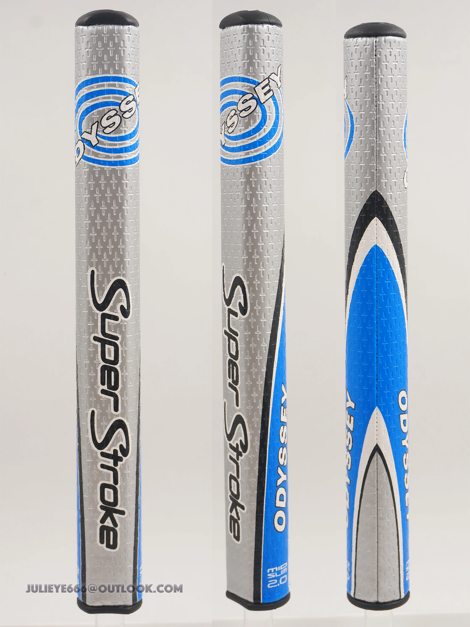 

ODYSS** Golf Club Putter Grip Soft Feel PU Grips Gold/Silver 2 Colors