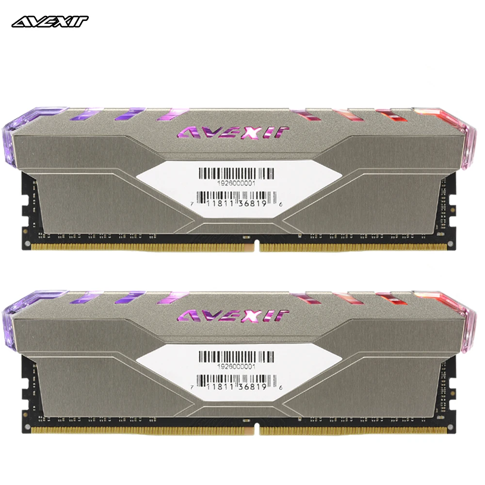 Avexir Core 2 ddr4 8 Гб 3000 МГц RGB DIMM 32 2666 3200 3600 16 ГБ pc4 ram de escritorio memoria placa base de|Оперативная
