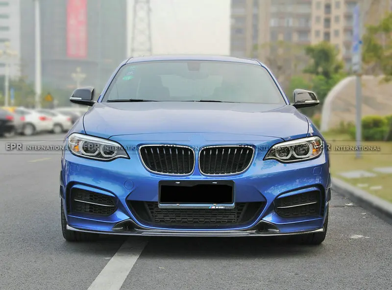 Автомобильные аксессуары для BMW F22 EXOT стиль углеродное волокно Передние Губы