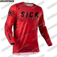motocross gear enduro 2022 downhill mtb jersey long sleeve cycling wear quick dry off road mountain bike dh bmx breathable