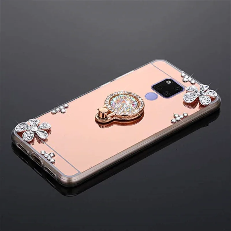 Huawei mate 20 Pro Lite Чехол для мобильного телефона Honor 7A 7C 8C 8A 8S 8x зеркальный Алмазный