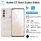 Зарядное устройство Realme GT Master Explore Edition 5G, мобильный телефон, Snapdragon 870, 50 МП, IMX766, NOMO CAM, 65 Вт, 6,55 дюйма, FHD, AMOLED, 120 Гц, NFC O