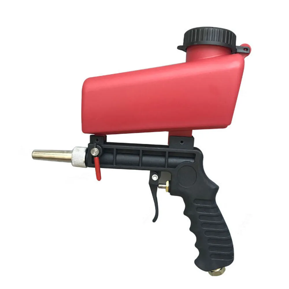 High Quality Gravity Feed Portable 90 PSI Sandblasting Gun Pneumatic Sandblaster Air Spot Tools Sand Blasting Machine Home Tool |