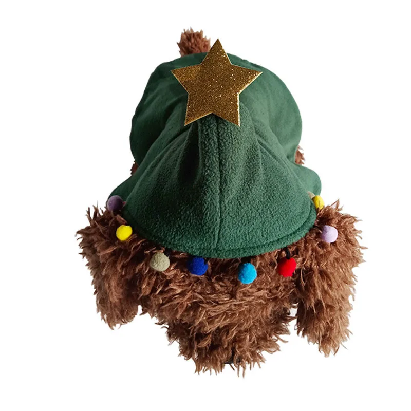 

Christmas pet clothes Christmas dog cloak for dogs Christmas clothes Christmas tree Elk cloak Winter dog clothes Winter dog warm