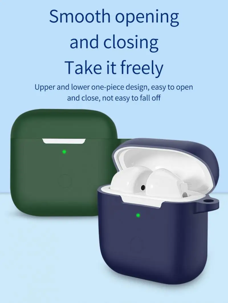 Силиконовый чехол для беспроводных наушников Redmi Mi Buds мягкий из ТПУ Xiaomi Airdots Case 3