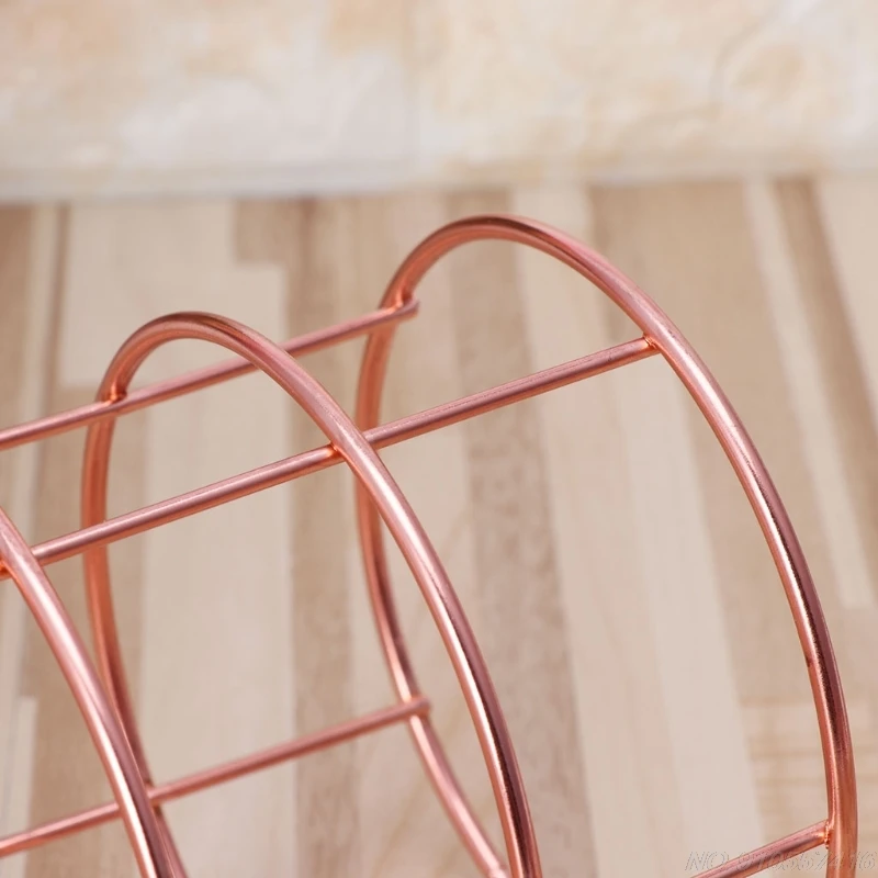 

Rose Gold Metal Pen Holder Box Case Desk Stationery Office School Desk Supplies D08 20 Dropshipping