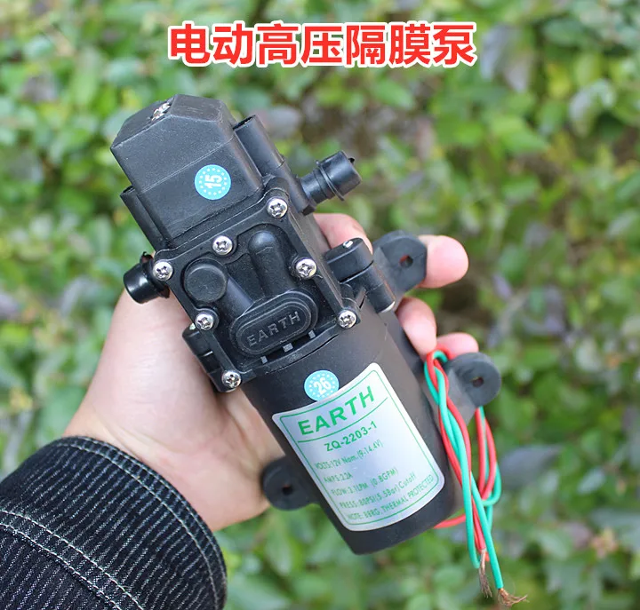 

Agricultural electric sprayer pump high pressure high-power 12 v motor electric ultra-high voltage intelligent diaphragm pump