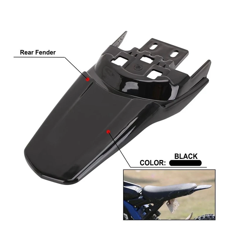 

Motorcycle Rear Mudguard Fender Rear Spoiler Rear Shelf Suitable for Sur Ron Light Bee X Electric Off-Road Bike
