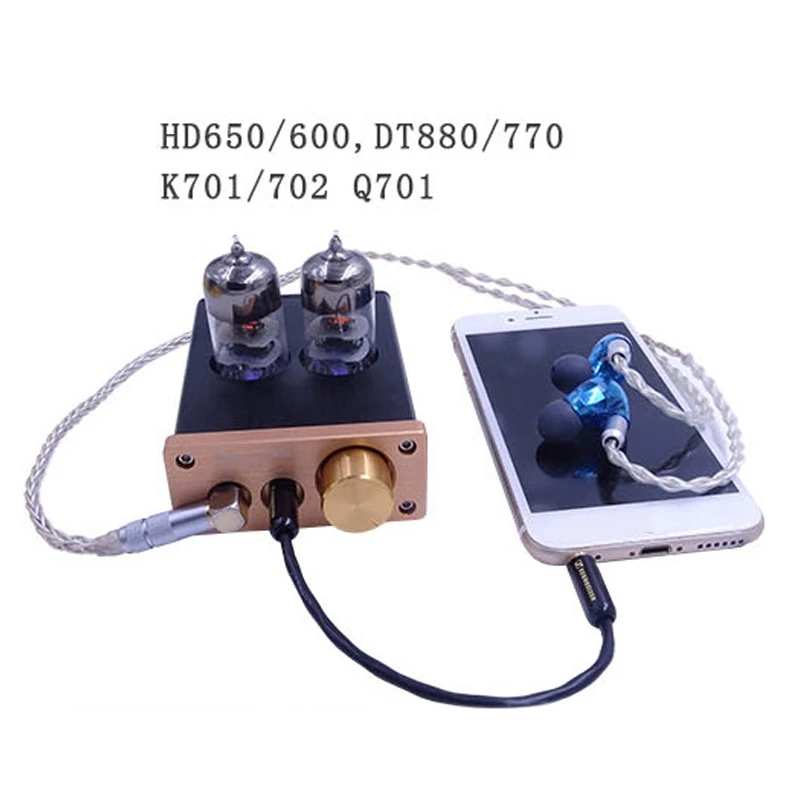 A9 усилитель для наушников Fever Grade HiFi ламповый 12 В Настольный DIY вакуумный мощности