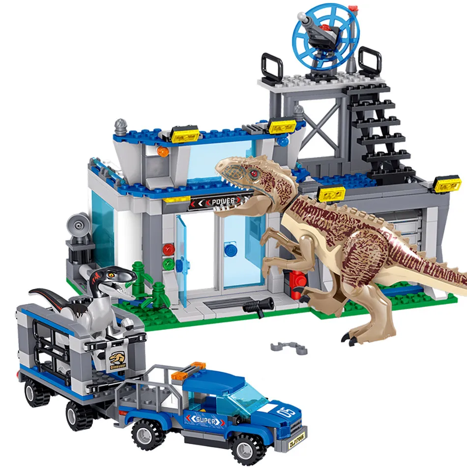 559 шт. Детский конструктор Мир Юрского периода|Блочные конструкторы| |